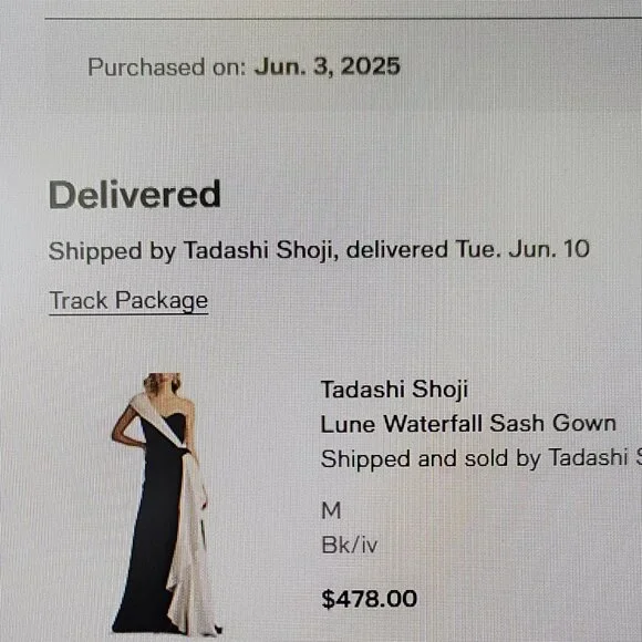 Tadashi Shoji evening gown - Picture 6 of 12